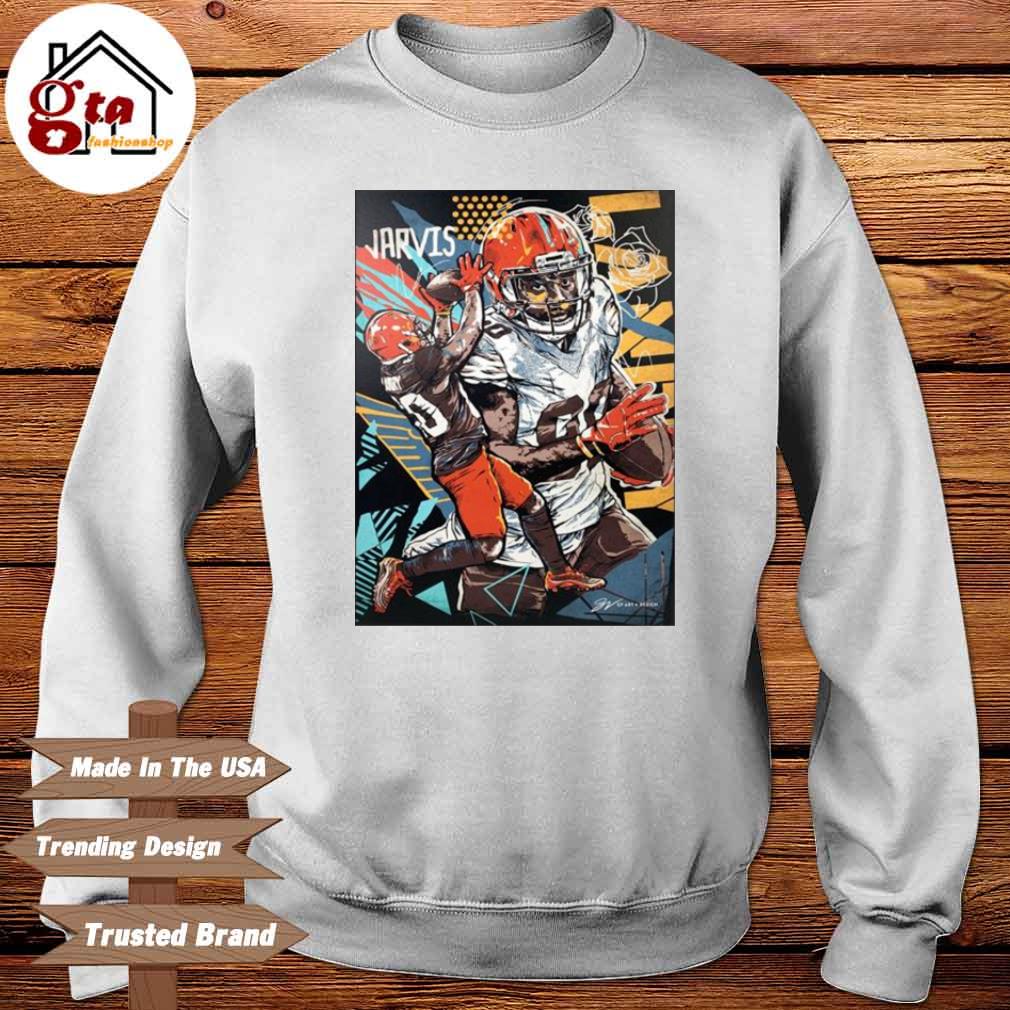 Jarvis landry vibrant original artwork shirt, hoodie, sweater, long sleeve  and tank top