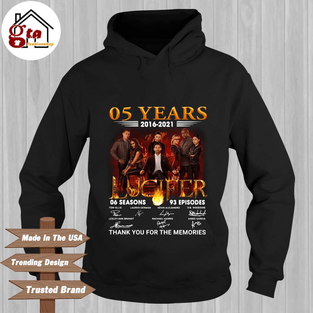 05 years 2016-2021 06 seasons 93 episodes thank you for the memories signatures s Hoodie