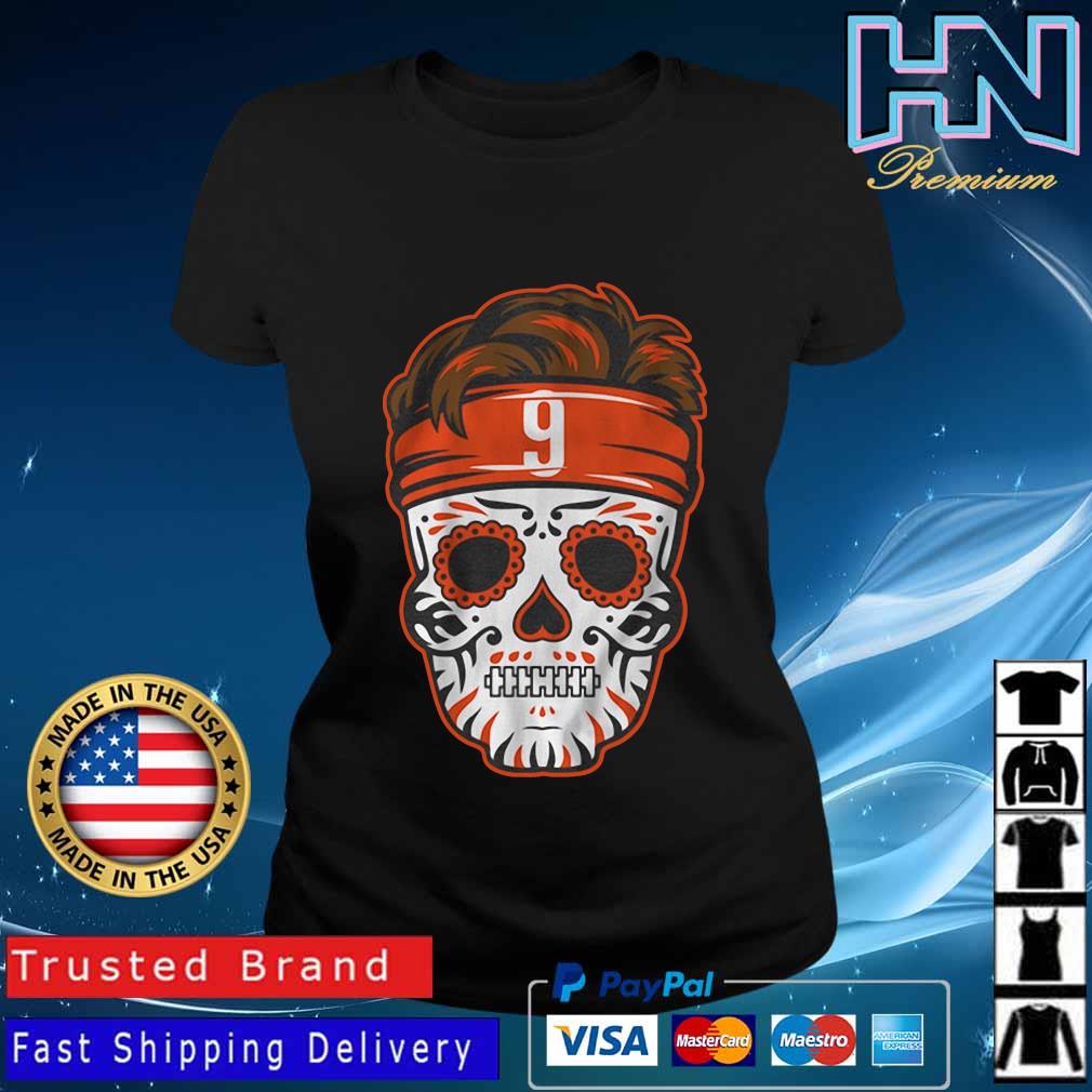 Cincinnati Bengals Joe Burrow Sugar Skull Shirt,Sweater, Hoodie