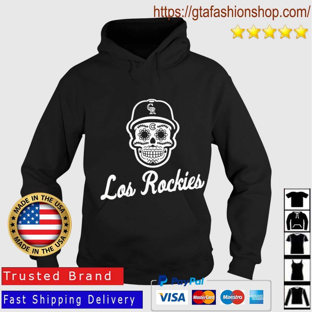 Skull Colorado Rockies Los Rockies Shirt, hoodie, sweater, long