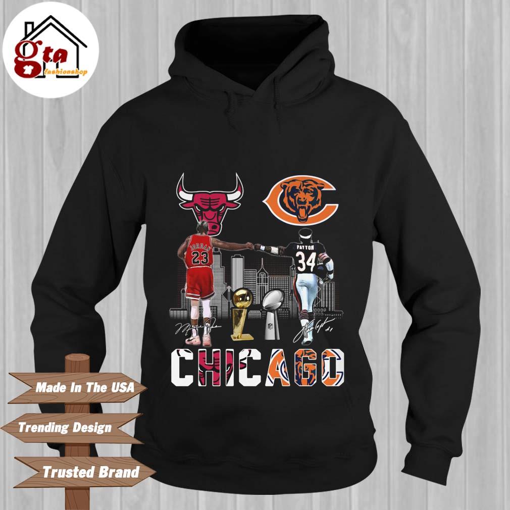 Chicago Bear Payton Bulls Jordan And White Sox Thomas T Shirt - Growkoc