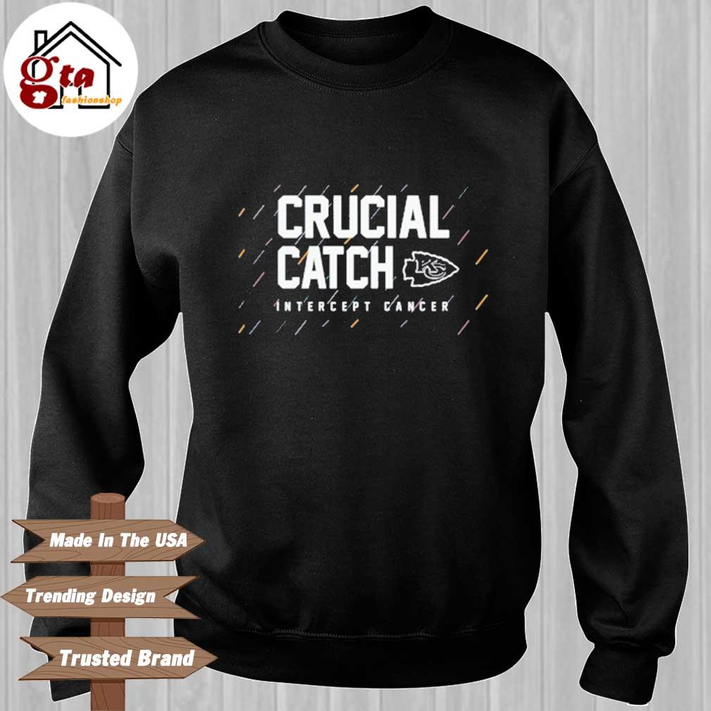 Kansas City Chiefs Crucial Catch Intercept Cancer shirt, hoodie, sweater,  long sleeve and tank top