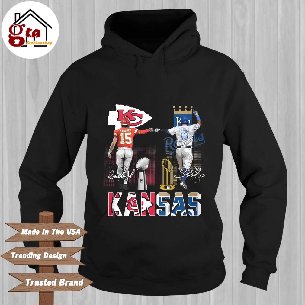 Salvador Perez Kansas City Royals And Patrick Mahomes Kansas City Chief  Shirt, hoodie, sweater, long sleeve and tank top