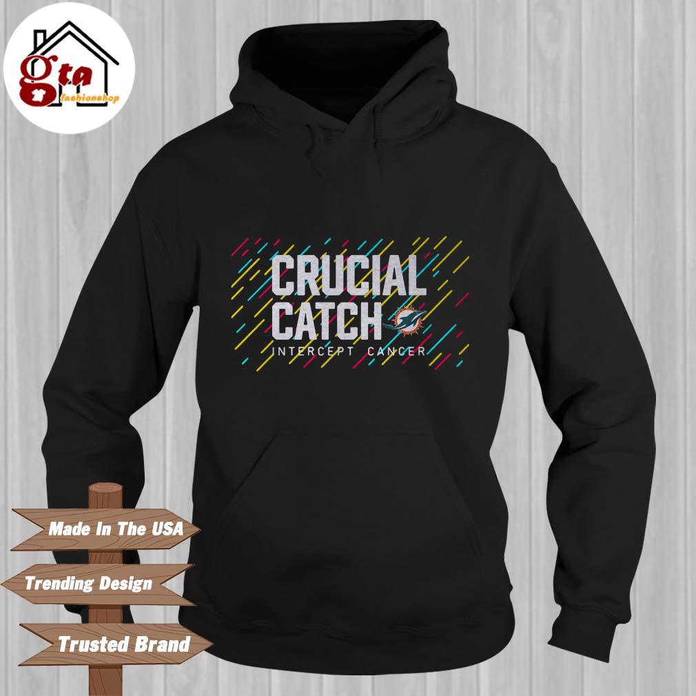 Miami Dolphins Crucial Catch Intercept cancer 2023 shirt, hoodie