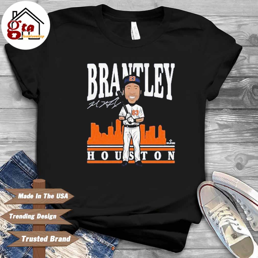 Houston Astros Michael Brantley dive & catch signature shirt, hoodie,  sweater and v-neck t-shirt