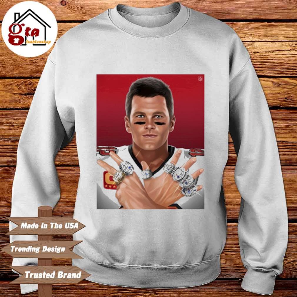 Official Tom Brady The Goat Tampa Bay Buccaneers and New England Patriots  signatures shirt, hoodie, sweater, long sleeve and tank top