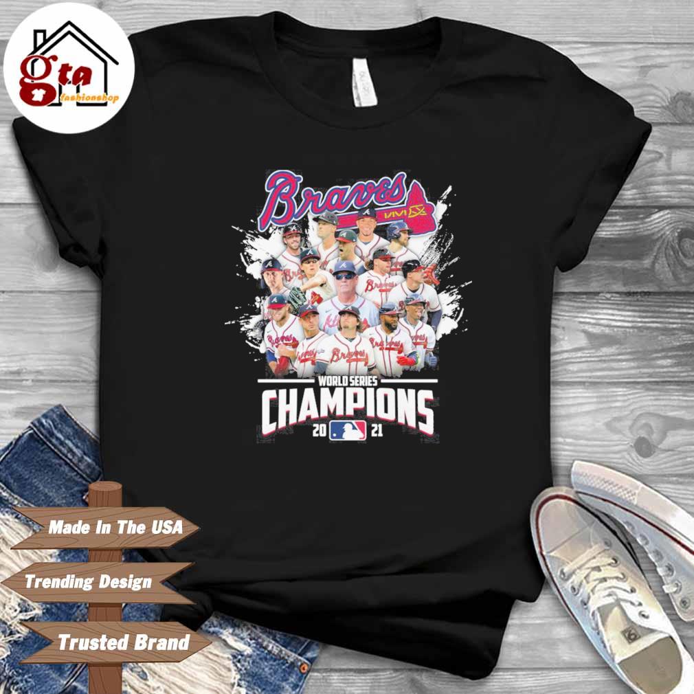 Atlanta Braves 2021 World Series Champions Jersey Roster shirt - Dalatshirt