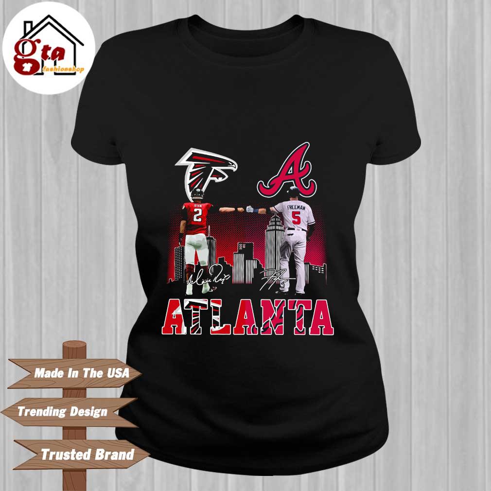 Original matt Ryan Atlanta Falcons and Freddie Freeman Atlanta Braves  signatures shirt, hoodie, sweater, long sleeve and tank top