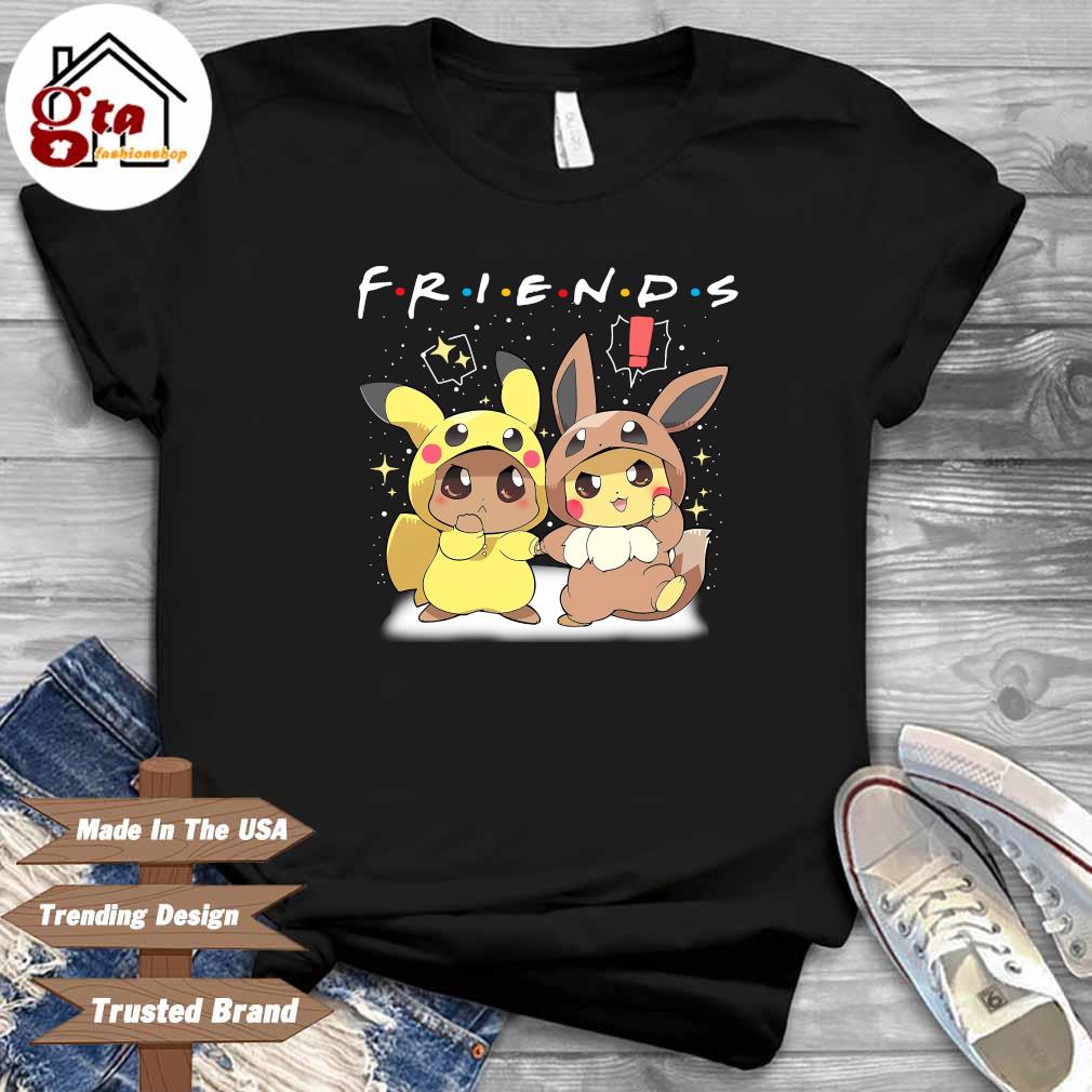 pikachu and eevee friends