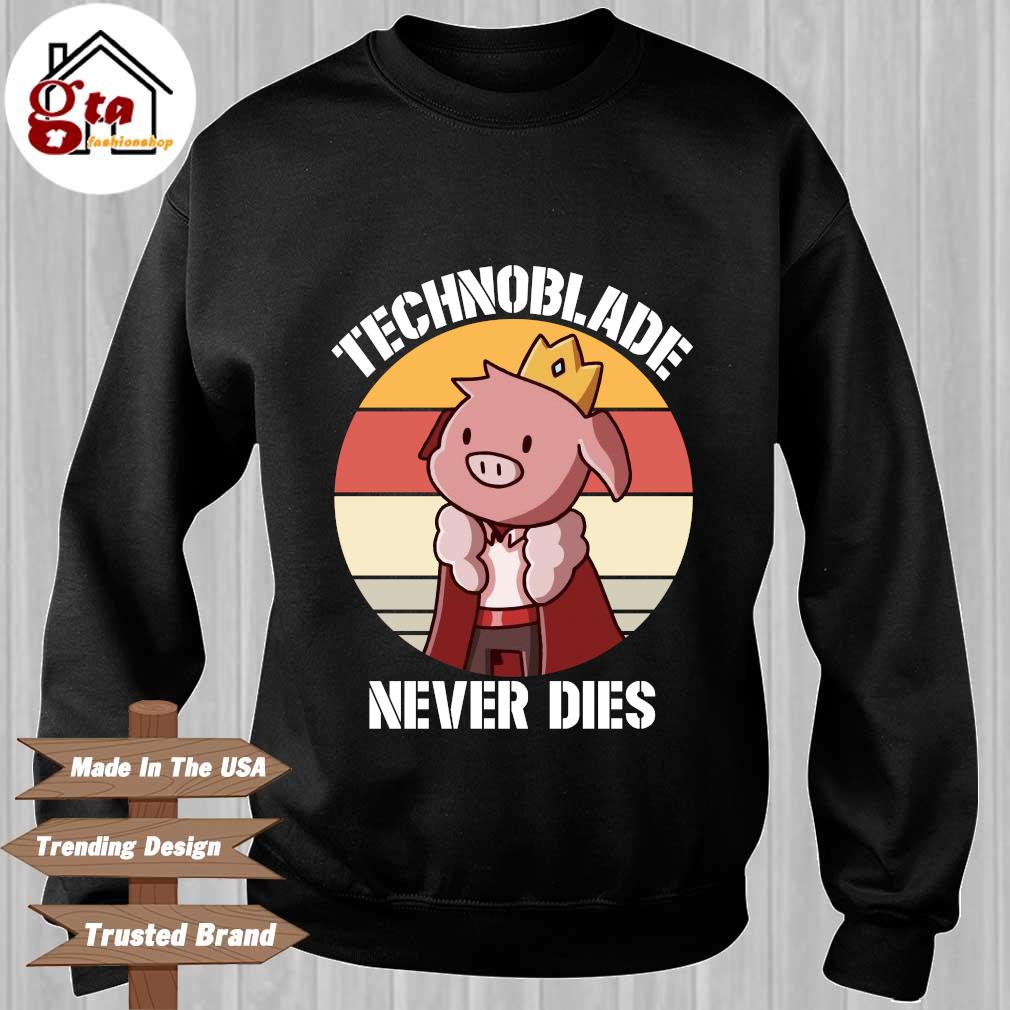 Technoblade Never Dies Hoodie Retro Style Technoblade Hoodie 