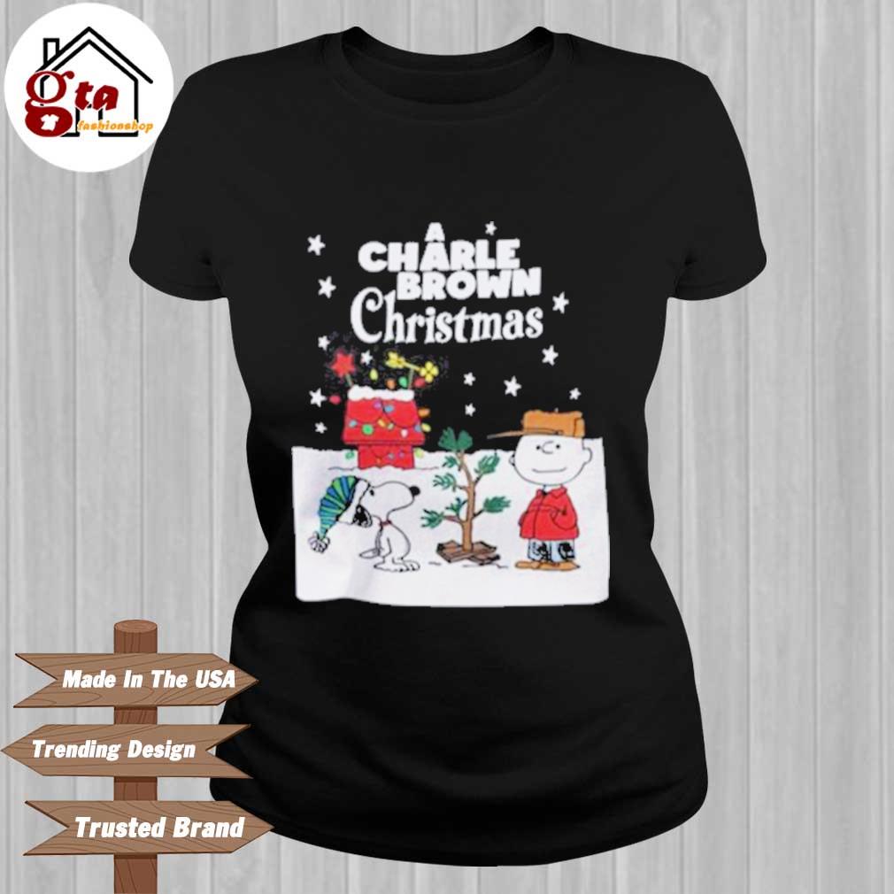 A Charlie Brown And Snoopy Christmas Snow Shirt, hoodie, sweater, long ...