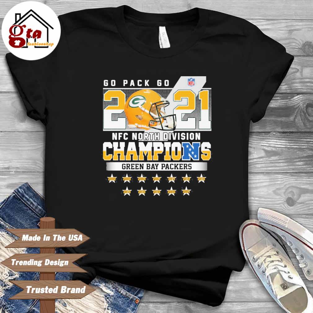 Green bay packers 2022 north division champions go pack go shirt