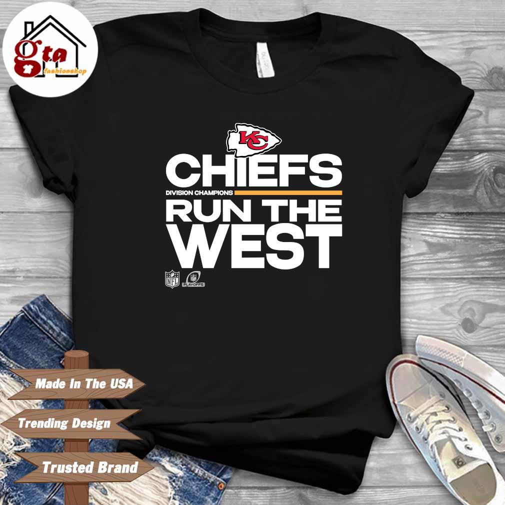 chiefs run the west shirt , division champion t-shirts  T-shirt