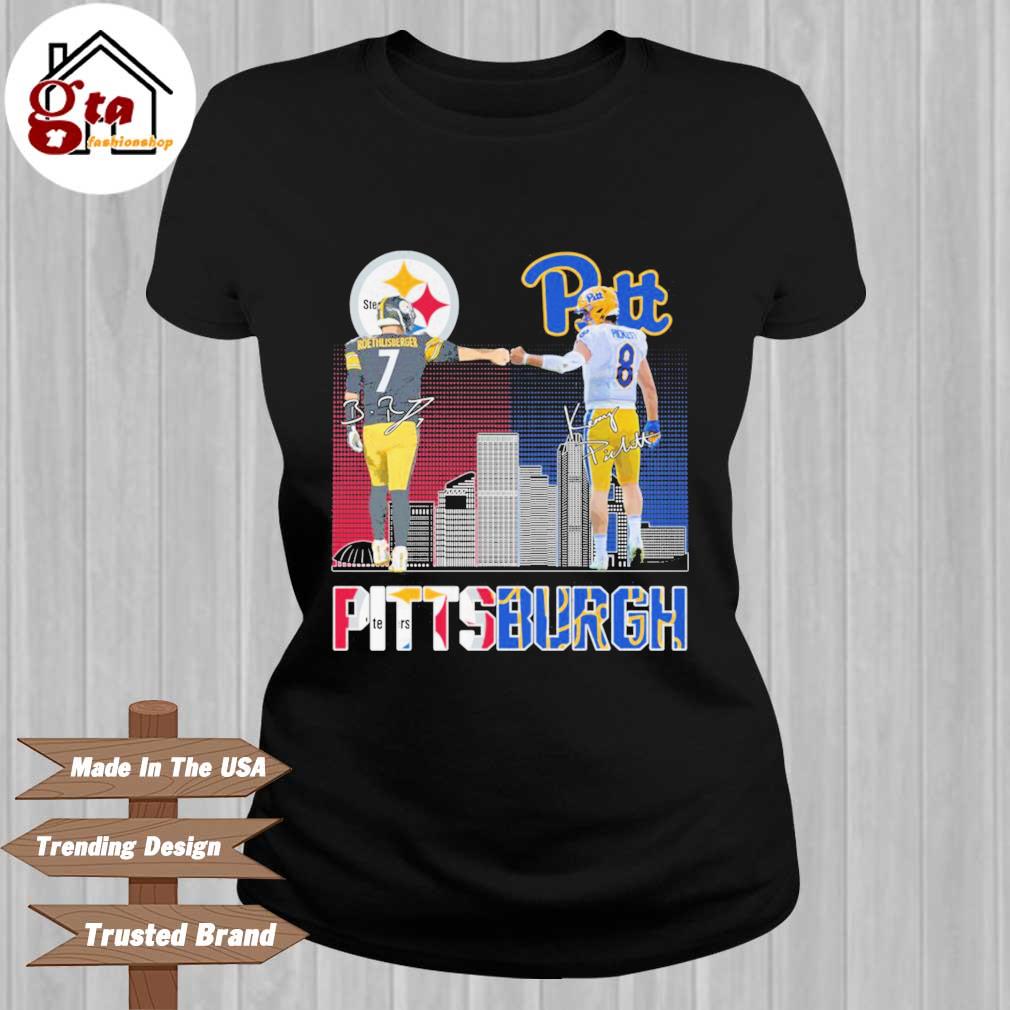 Pittsburgh Ben Roethlisberger vs Kenny Pickett signature shirt - Dalatshirt