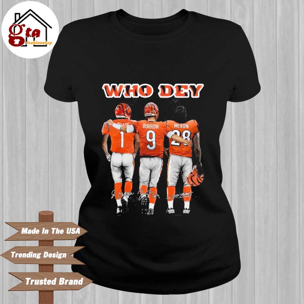 Joe Burrow Who Dey Cincinnati Bengals Champions Super Bowl Signature Shirt,  hoodie, sweater, long sleeve and tank top