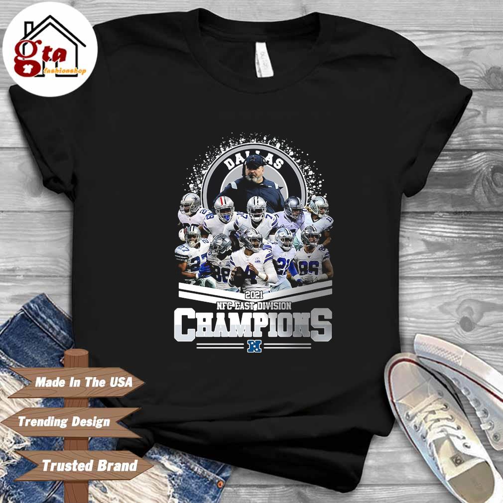 Dallas Cowboys NFC East Division Champions 2021 navy t-shirt for