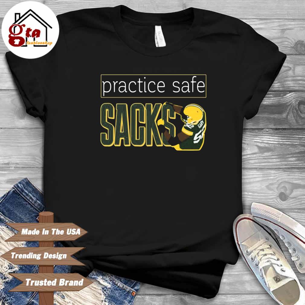 Green Bay Packers practice sage sacks shirt