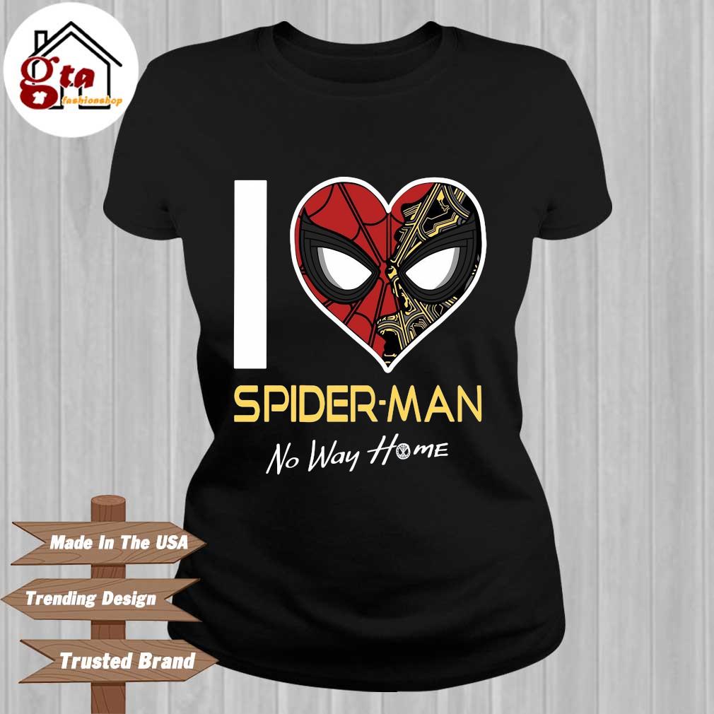 I love Spider-Man No Way Home shirt, hoodie, sweater, long sleeve and tank  top