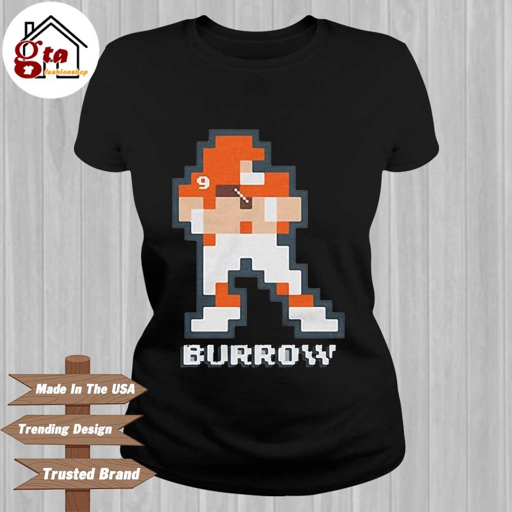 Joe Burrow Shirt, Joe Burrow 8bit Homage Style T-shirt - Olashirt