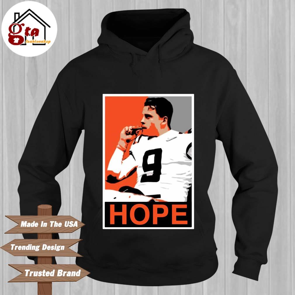 Cincinnati Bengals Joe Burrow smoking cigar champ hope shirt, hoodie,  sweater and v-neck t-shirt