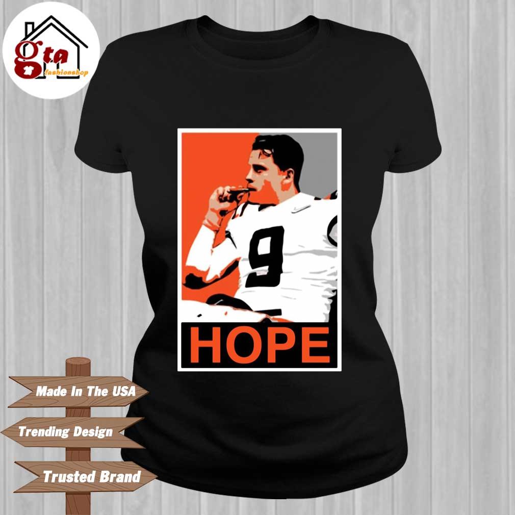 joe burrow smoking cigar champ hope t shirt