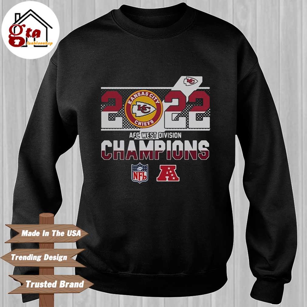 Kansas City Chiefs 2022 AFC West Division Champions shirt, hoodie