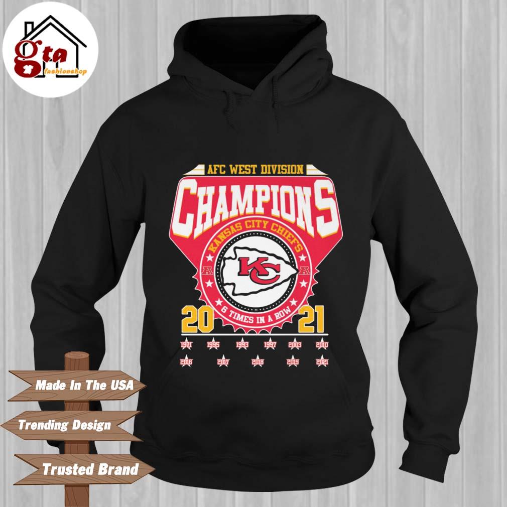 Kansas City Chiefs AFC West Division Champions 6 times in a row