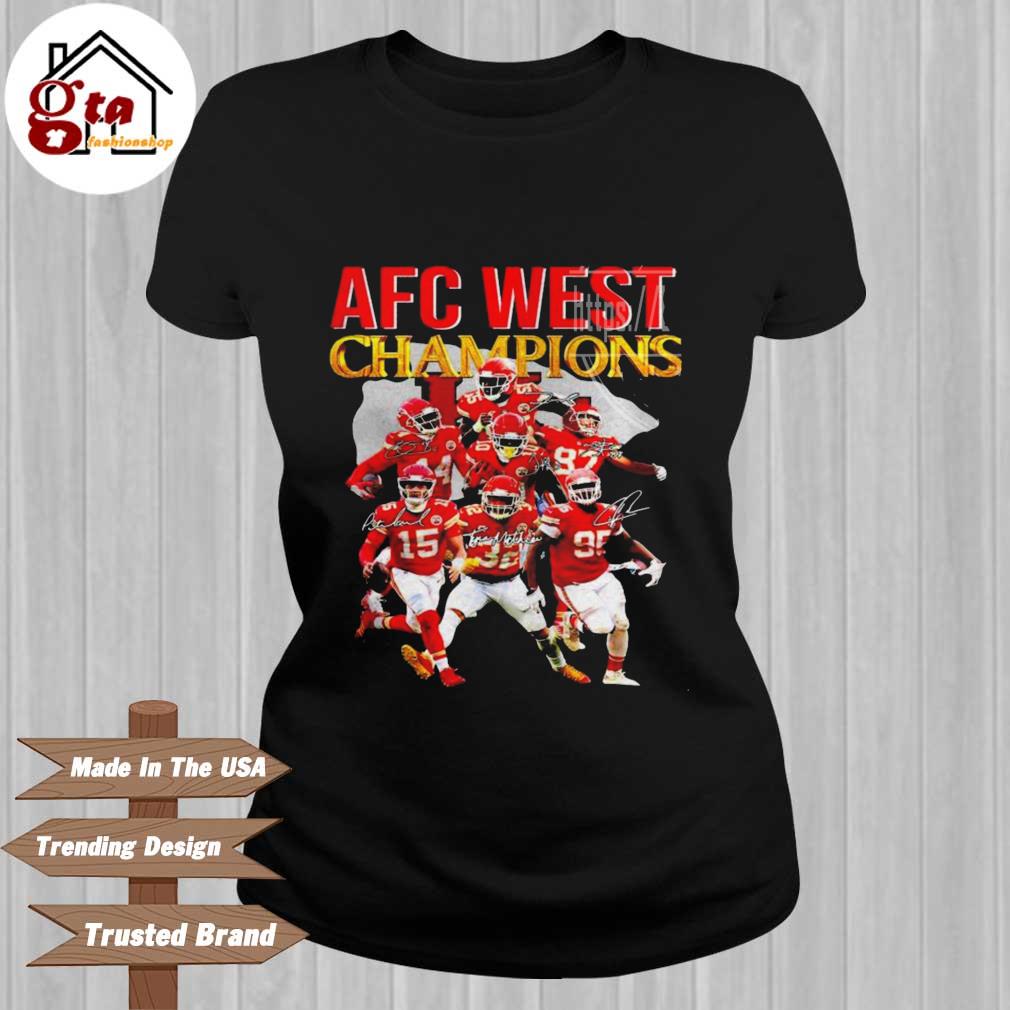Kansas City Chiefs Team Signature 2022 AFC West Champions shirt