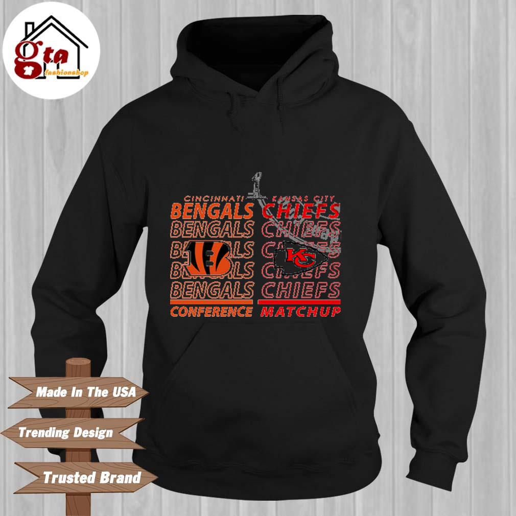 Official Bengals vs Chiefs 2022 afc conference championship super bowl shirt,  hoodie, sweater, long sleeve and tank top