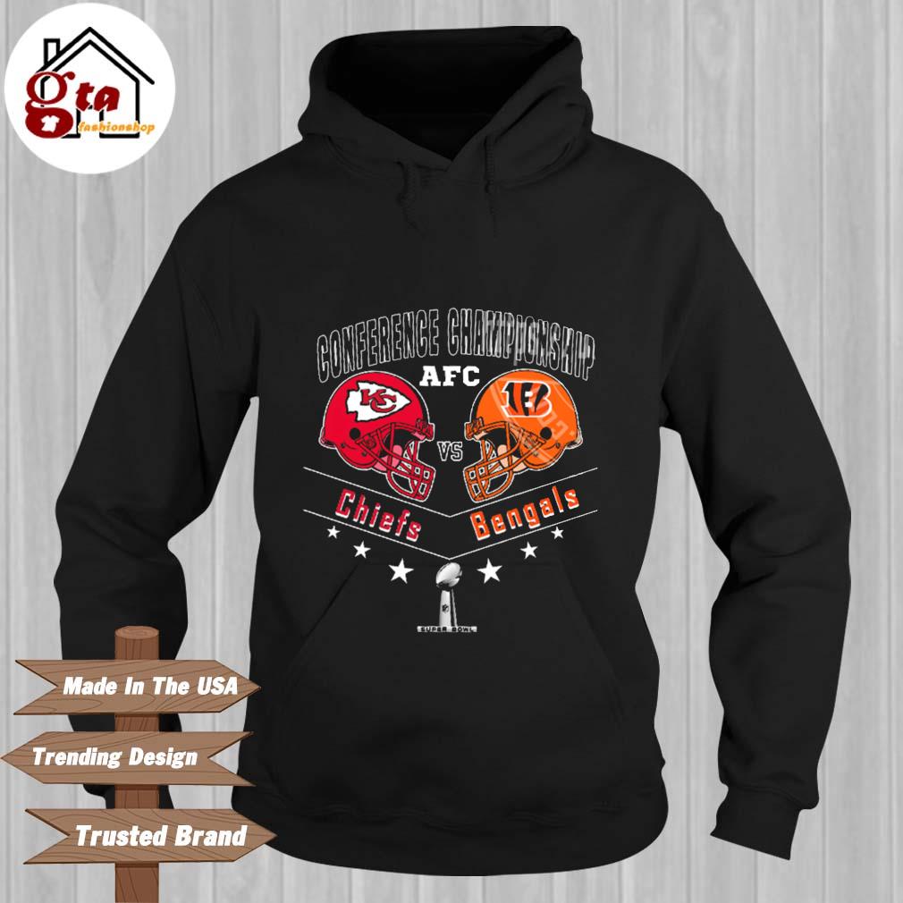 Official Bengals vs Chiefs 2022 afc conference championship super bowl shirt,  hoodie, sweater, long sleeve and tank top