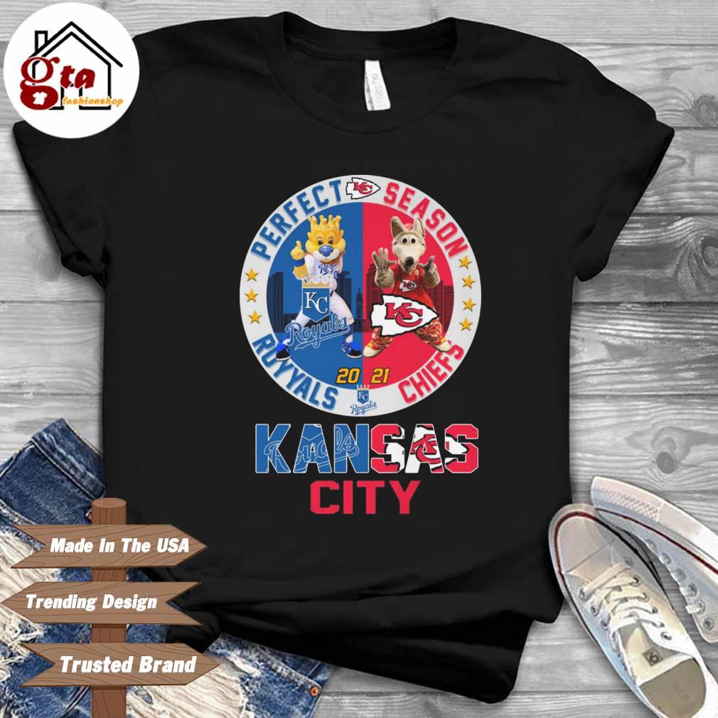 Kansas City Sports 2021 Kansas City Royals and Kansas City Chiefs perfect  season shirt, hoodie, sweater, long sleeve and tank top