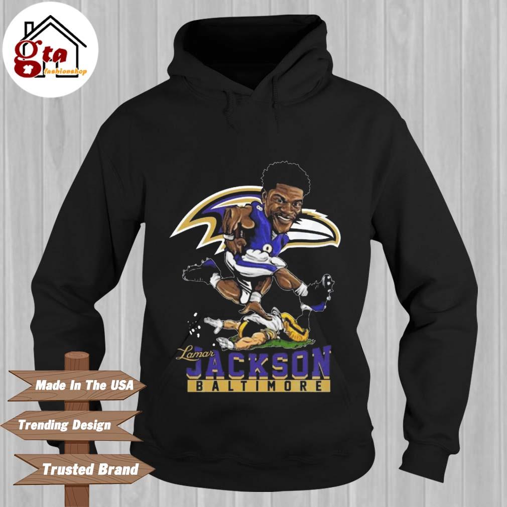 Lamar Jackson Baltimore Ravens Fanatics Authentic Unsigned Purple Jersey Scrambling Photograph