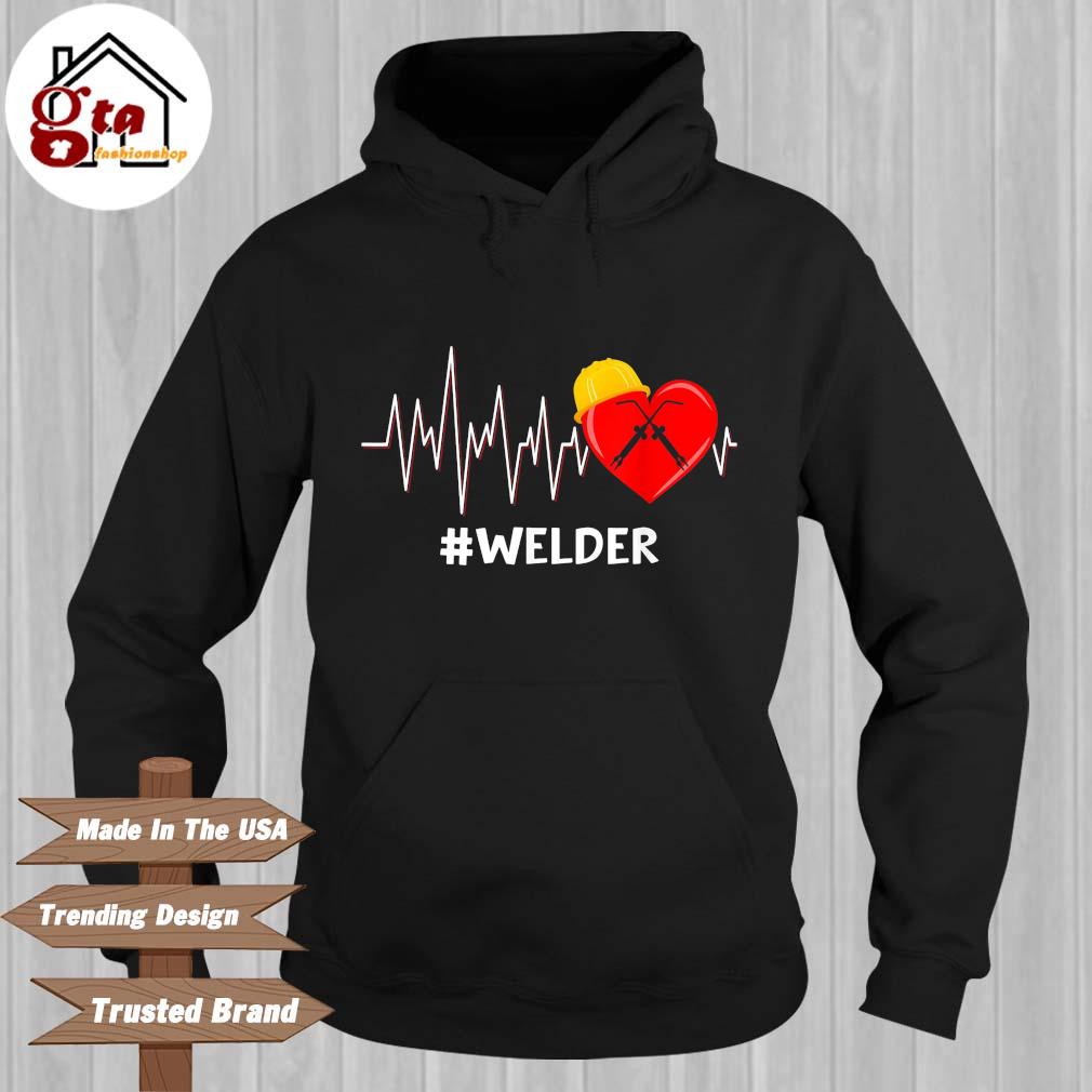 #welder heart Hoodie