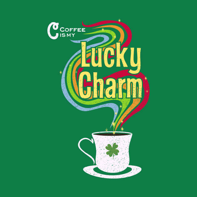 Coffee is my lucky charm t-shirt