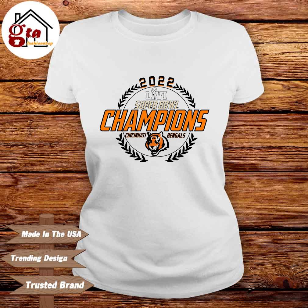 Cincinnati Bengals 2022 Super Bowl Champions Shirt,Sweater, Hoodie, And  Long Sleeved, Ladies, Tank Top