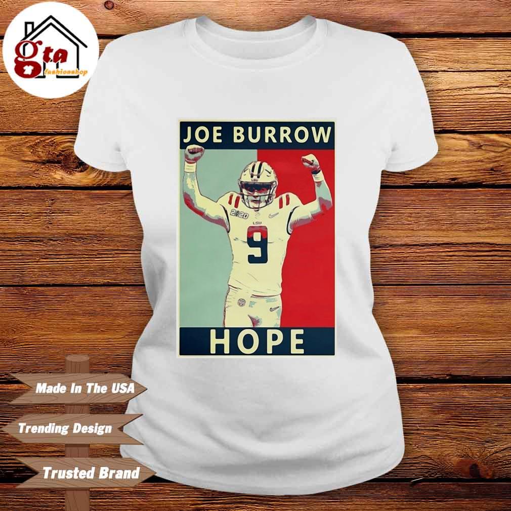 Joe Burrow Tee Cincinnati Bengals Women's Shirts - Happy Place for