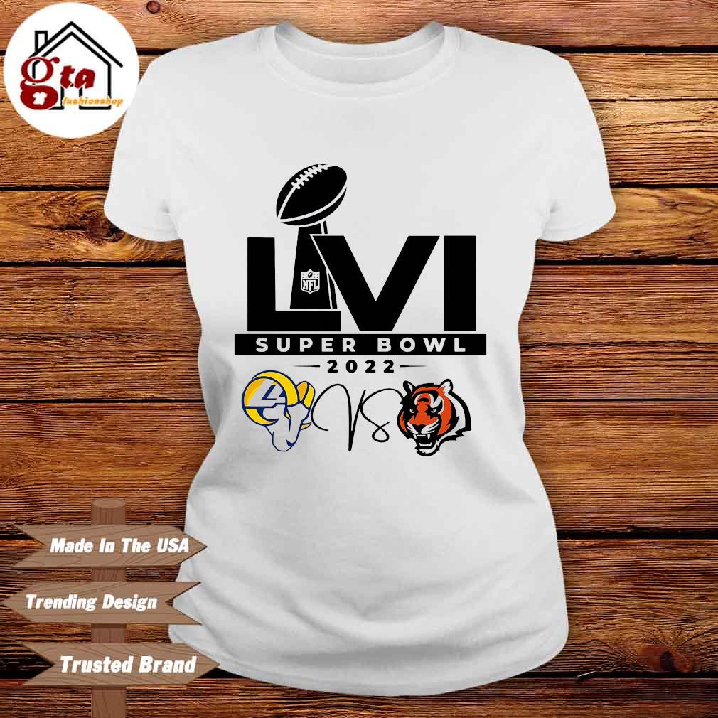 Cincinnati Bengals Vs Los Angeles Rams LVI NFL Super Bowl 2022 Shirt,Sweater,  Hoodie, And Long Sleeved, Ladies, Tank Top