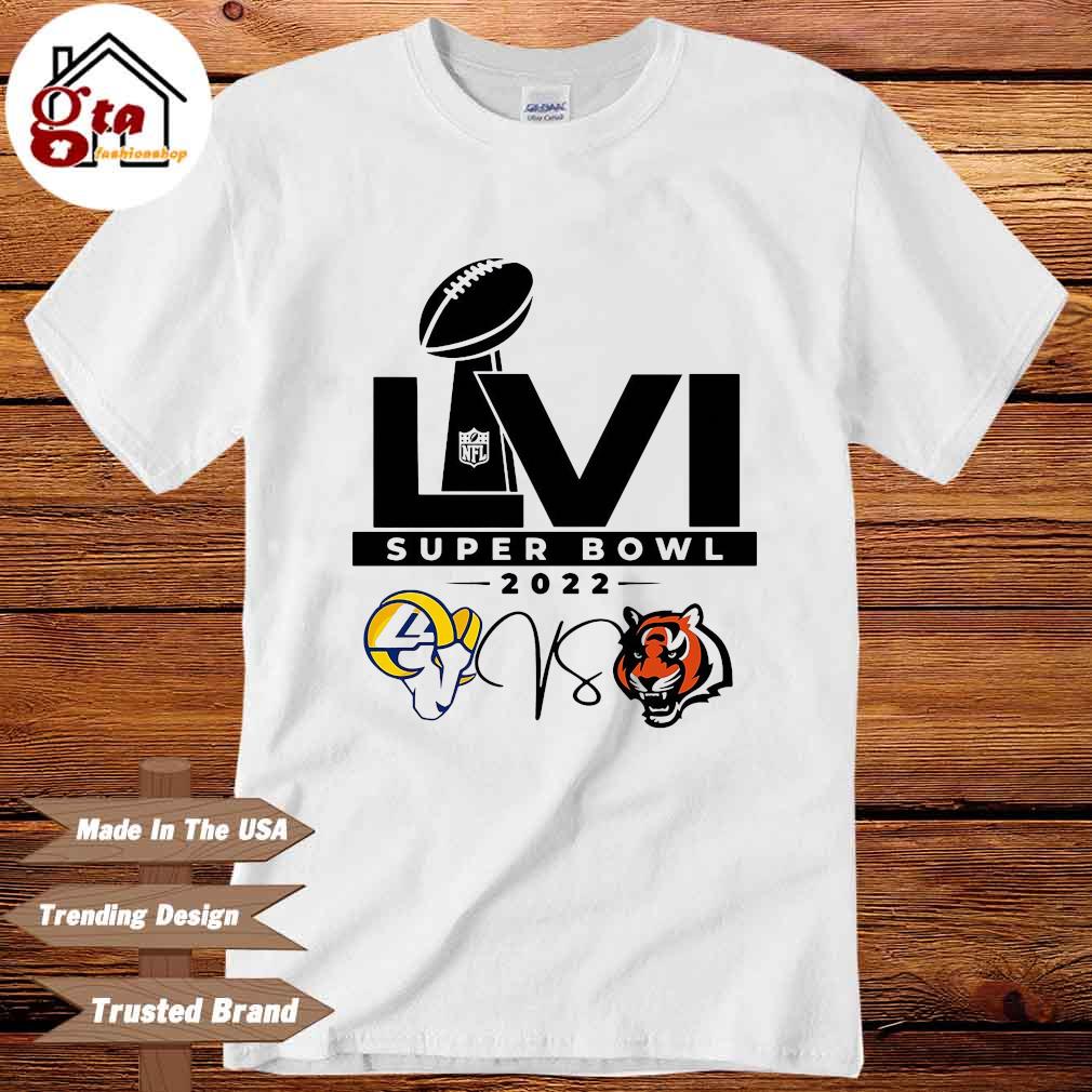 Cincinnati Bengals Vs Los Angeles Rams LVI NFL Super Bowl 2022 Shirt,  hoodie, sweater, long sleeve and tank top