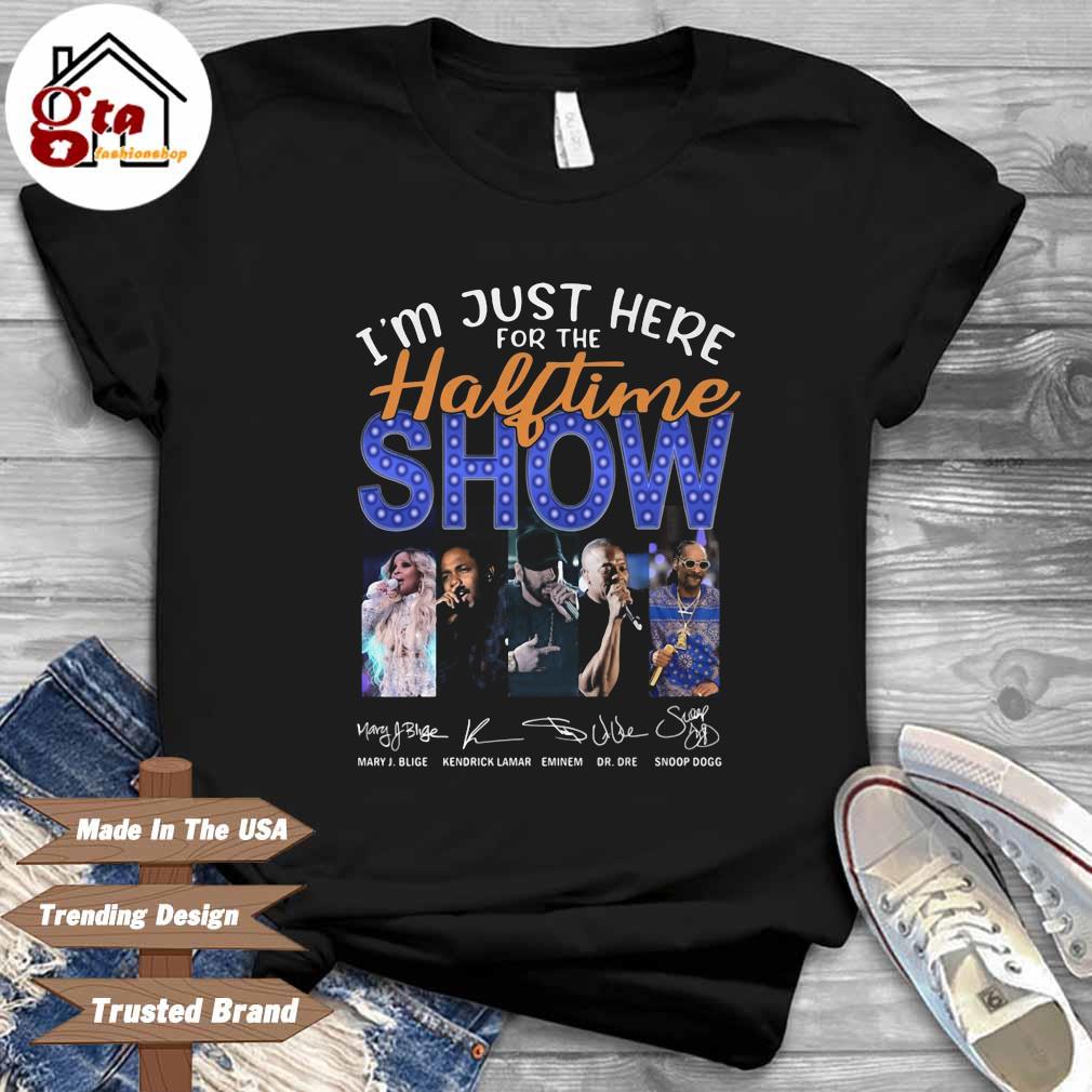 I'm Just Here For The Halftime Show Retro Vintage T-Shirt - Guineashirt  Premium ™ LLC