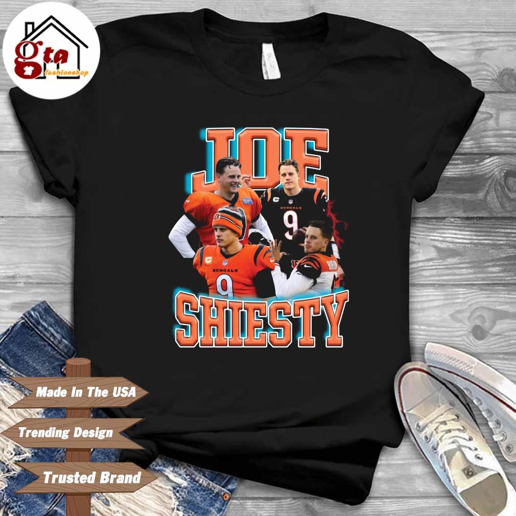 Joe Burrow HOE FOR JOE Cincinnati Bengals Shirt, Joe Burrow Joe Shiesty  Jeaux Burreaux Cajun Cincinnati Bengals Tshirt Number One - Cherrycatshop