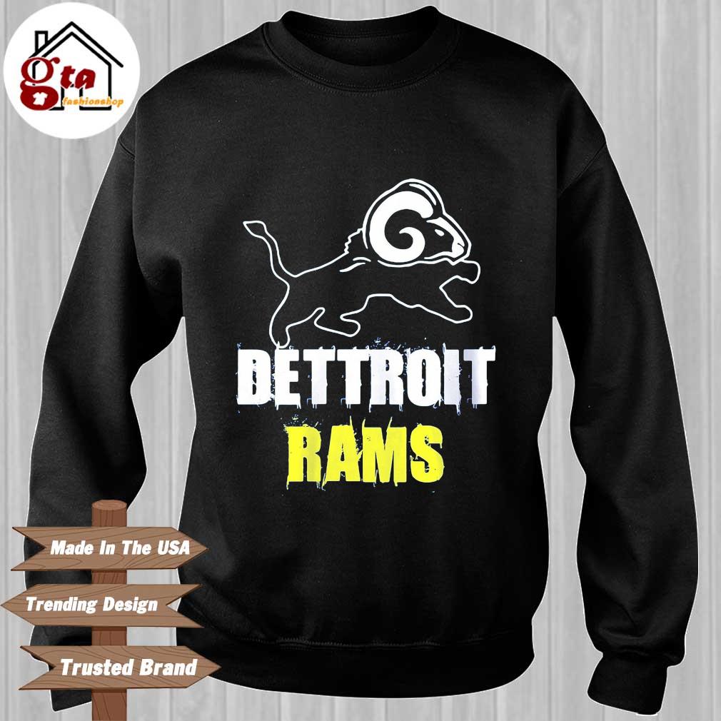 Detroit Rams Los Angeles Rams shirt, hoodie, sweater, long sleeve and tank  top