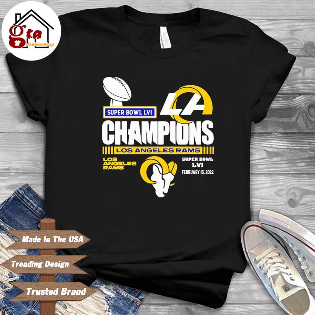 Los Angeles Rams Super Bowl LVI Champions 2022 T-shirt, hoodie