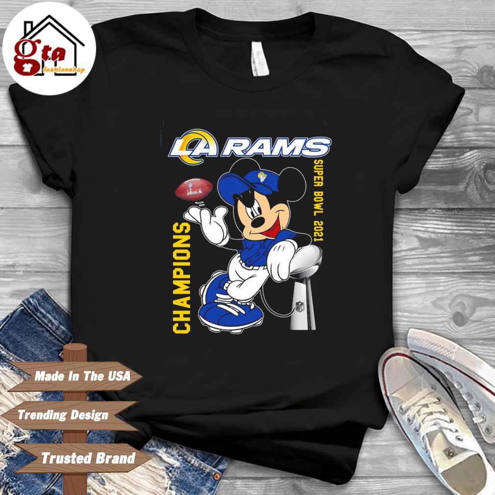 Mickey los angeles rams 2022 super bowl champions shirt, hoodie, sweater,  long sleeve and tank top