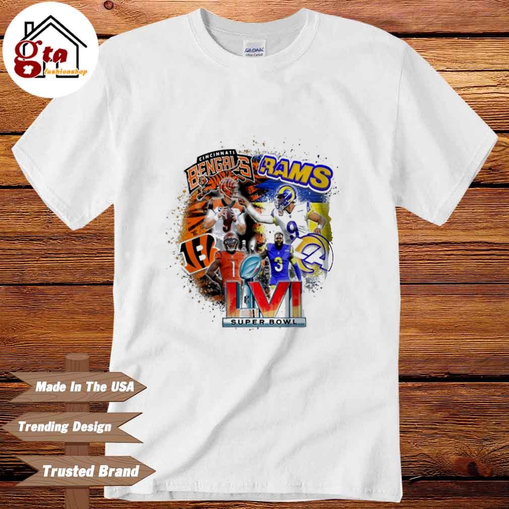 Rams vs bengals football nfl 2022 super bowl shirt, hoodie, longsleeve tee,  sweater