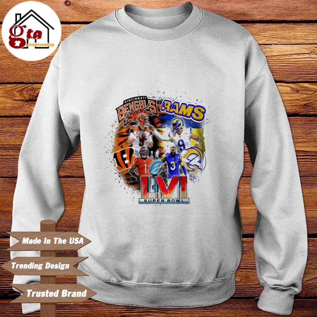 NFL Football Super Bowl 2022 Cincinnati Bengals Vs Los Angeles Rams shirt,  hoodie, sweater, long sleeve and tank top