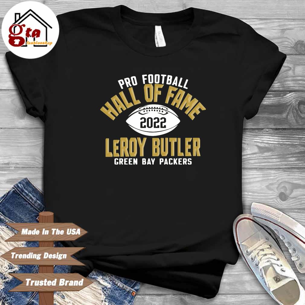 Pro football hall of fame leroy butler Green Bay Packers shirt