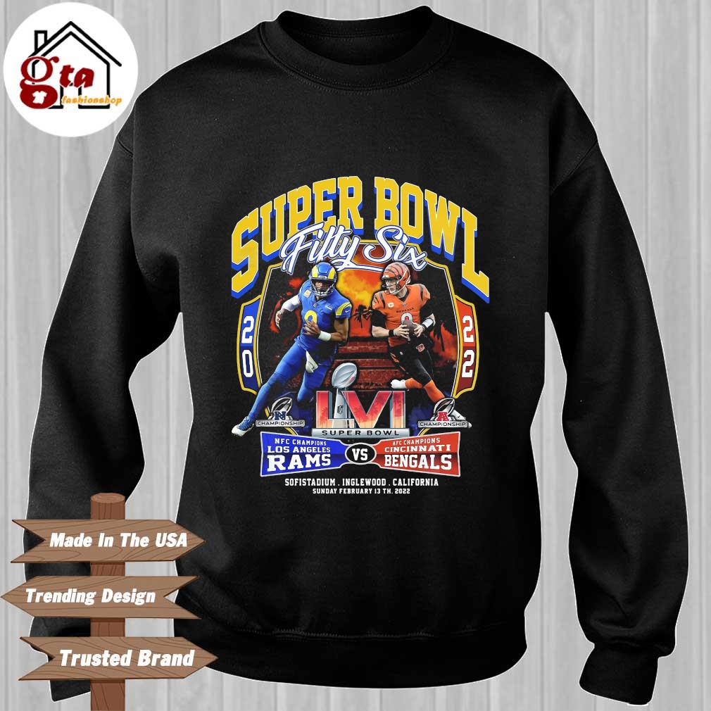 Super bowl 2022 rams vs bengals New shirt, hoodie, sweater, long