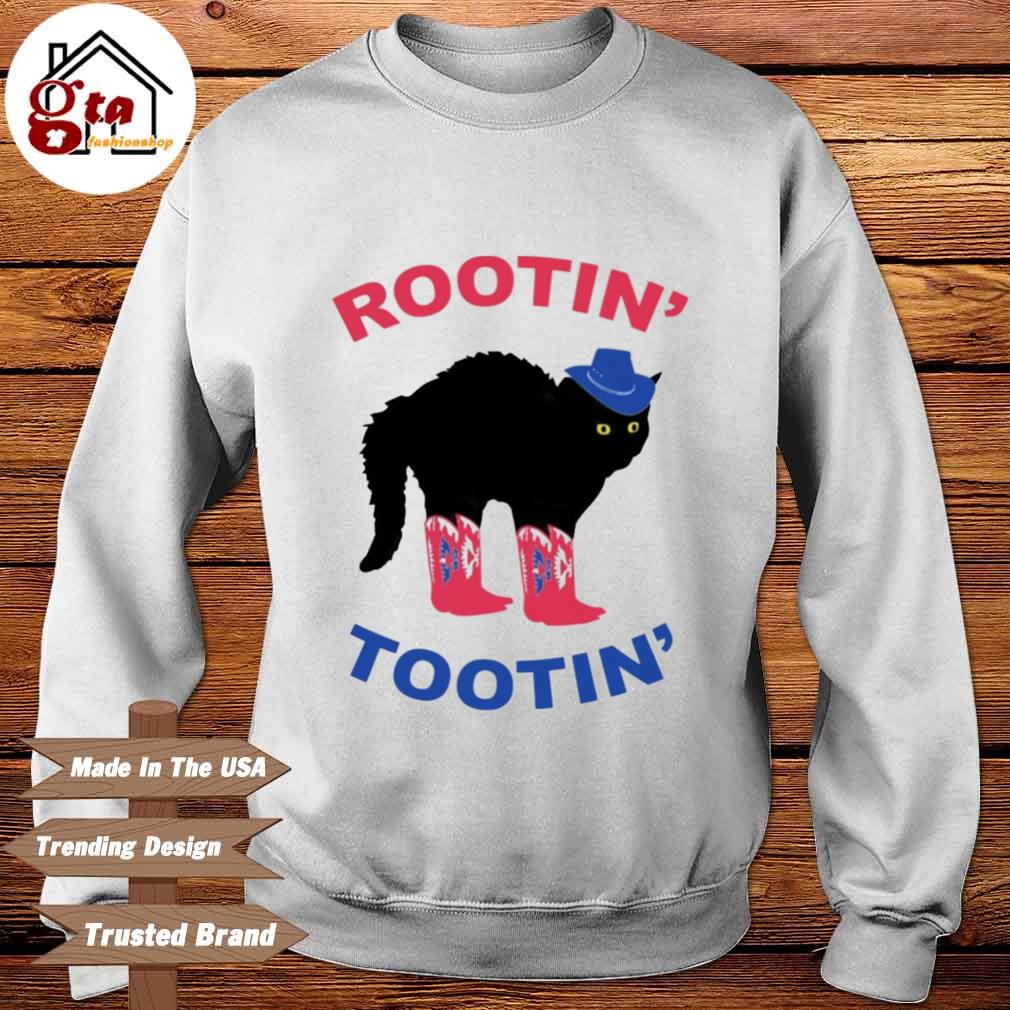 Rootin tootin cowboy black cat shirt, hoodie, sweater, long sleeve