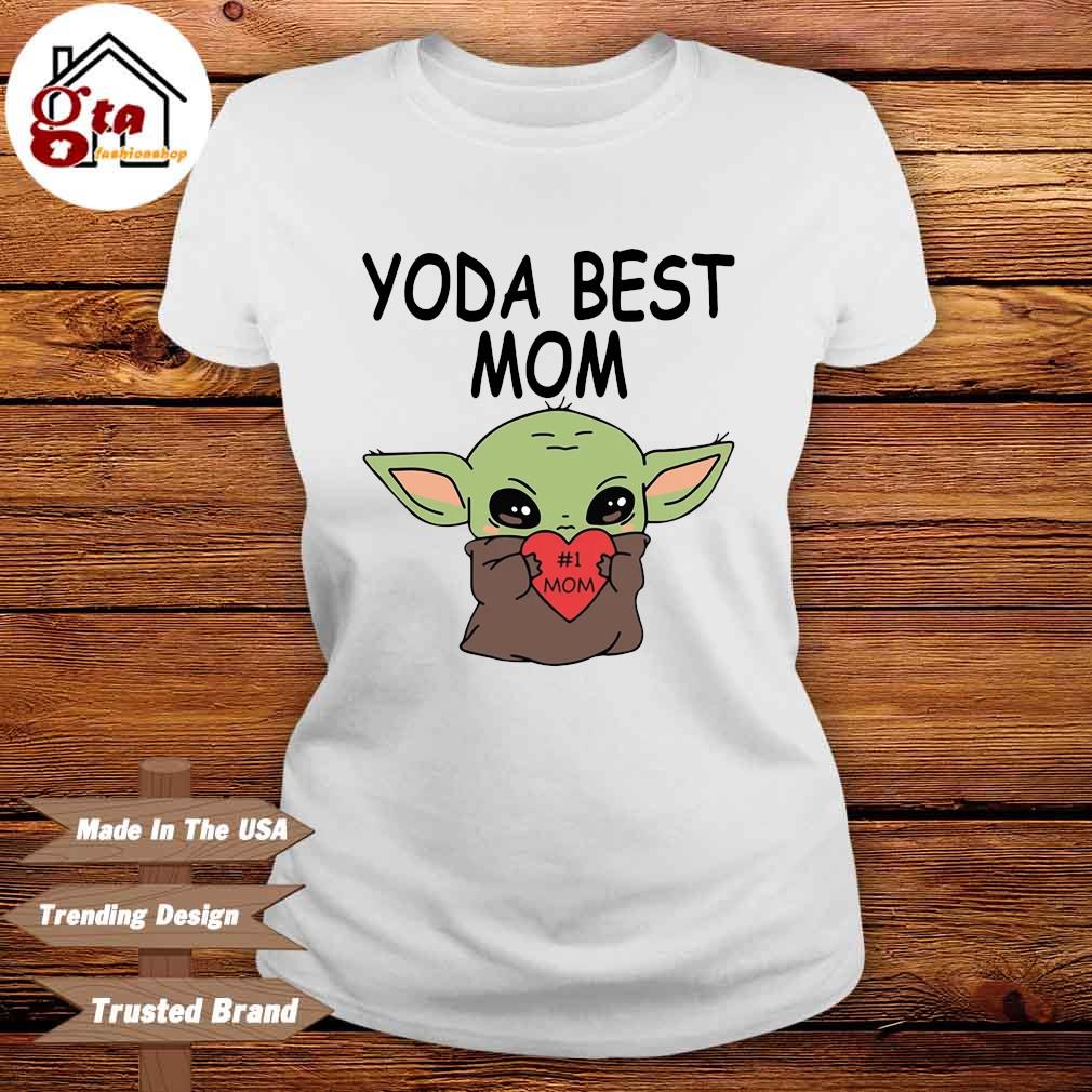 Official Baby Yoda Hug Heart #1 Mom Yoda Best Mom Mug, hoodie