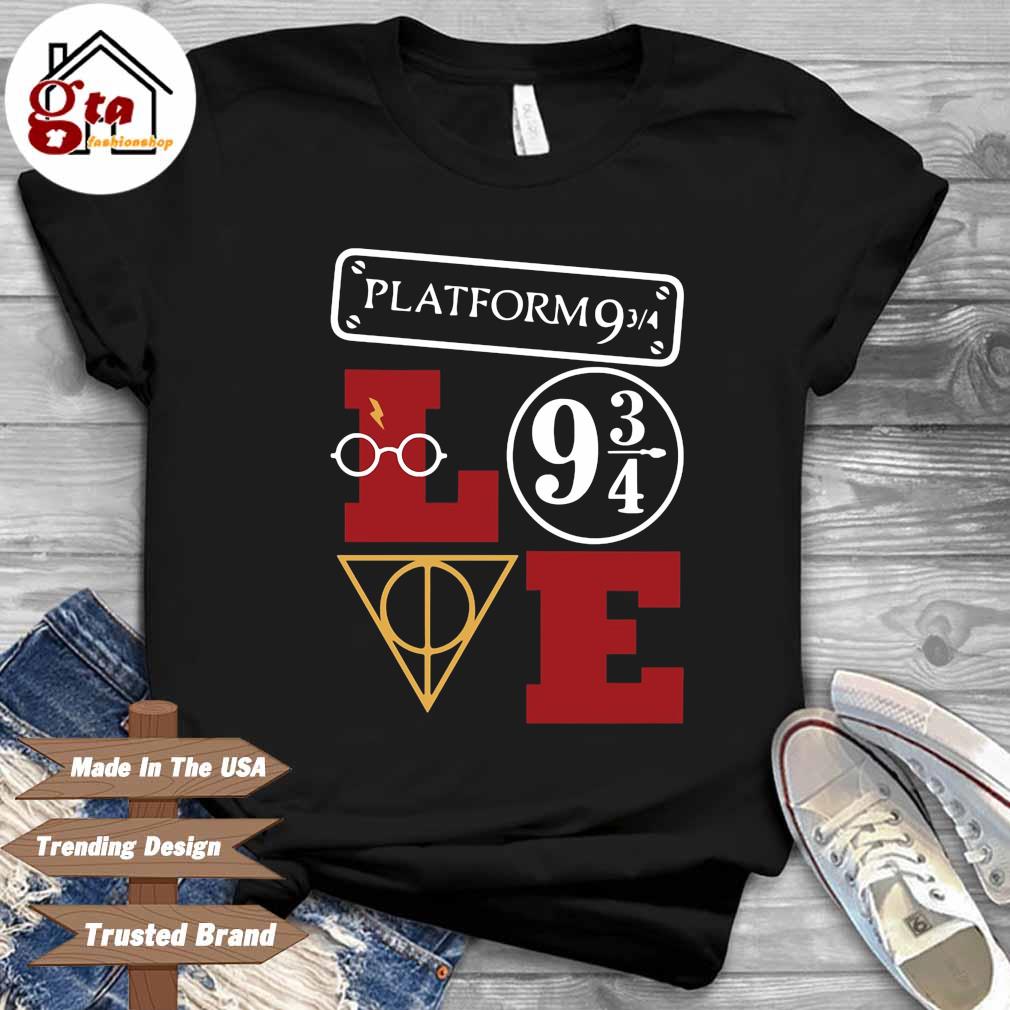 Love Magical Harry Potter Decor 9 3-4 Platform shirt
